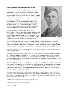 A preview of a PDF biography for Armstrong, Ernest Robert